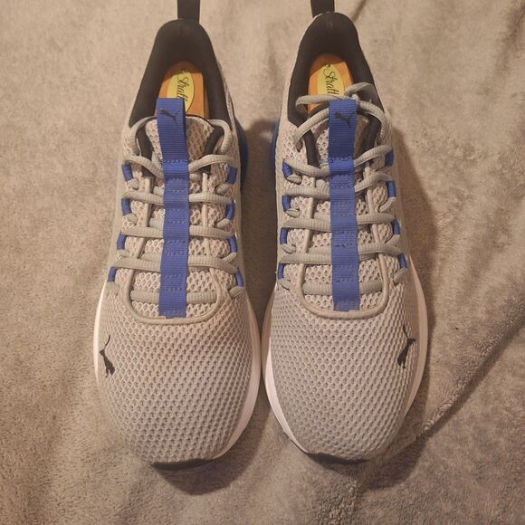 PUMA Men's 7.5 Cell Rapid Running Shoes Cool Mint Gray Training Mesh Clean - Picture 6 of 8